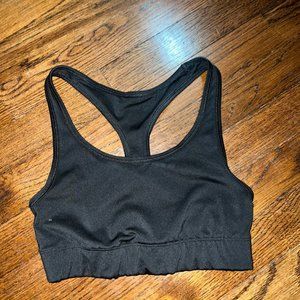 Black Sports Bra